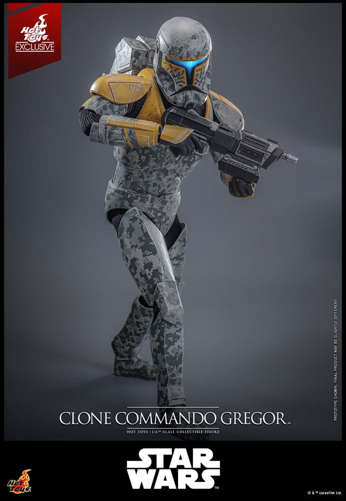 Star Wars: The Clone Wars Actionfigur 1/6 Clone Commando Gregor Hot Toys Exclusive 30 cm - Preorder - ETA: 25.12.2025
