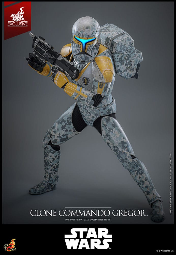 Star Wars: The Clone Wars Actionfigur 1/6 Clone Commando Gregor Hot Toys Exclusive 30 cm - Preorder - ETA: 25.12.2025