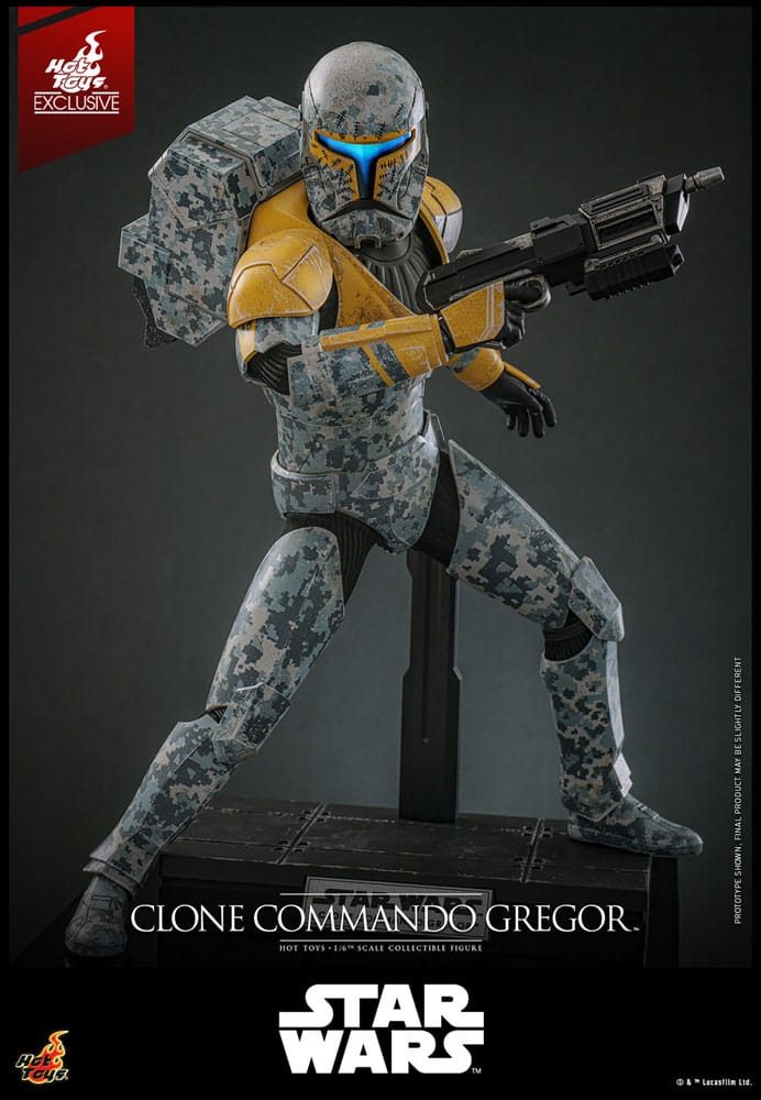 Star Wars: The Clone Wars Actionfigur 1/6 Clone Commando Gregor Hot Toys Exclusive 30 cm - Preorder - ETA: 25.12.2025