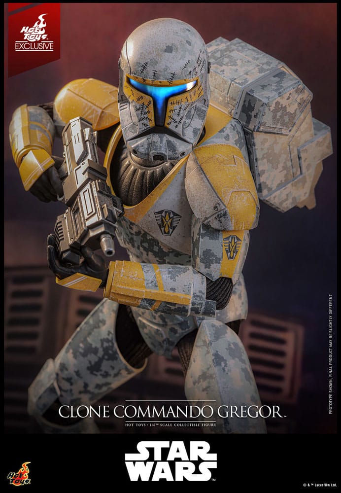 Star Wars: The Clone Wars Actionfigur 1/6 Clone Commando Gregor Hot Toys Exclusive 30 cm - Preorder - ETA: 25.12.2025