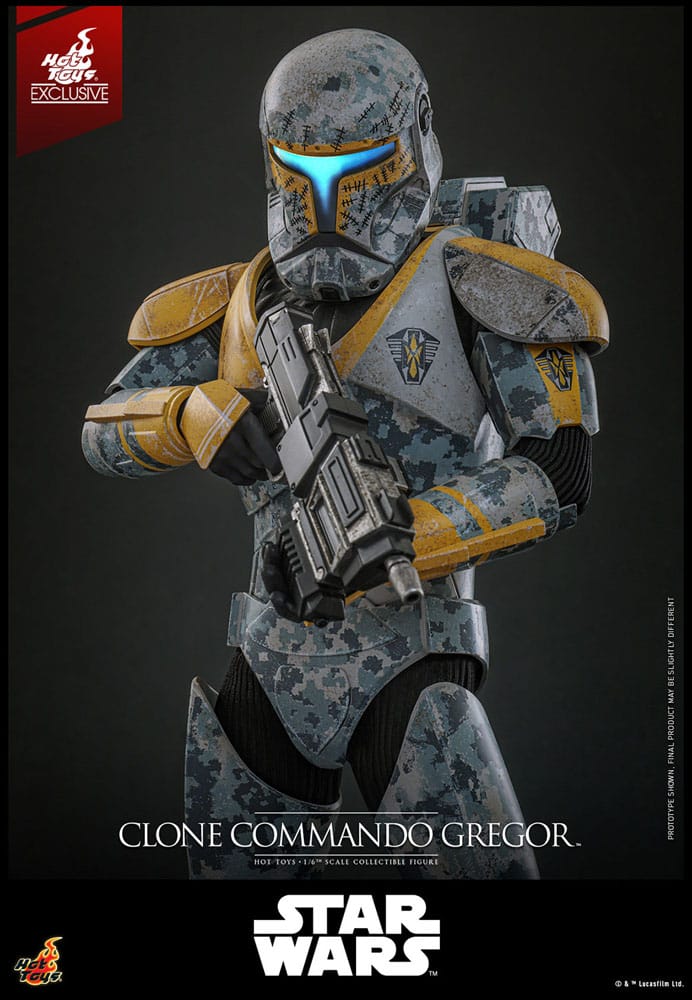 Star Wars: The Clone Wars Actionfigur 1/6 Clone Commando Gregor Hot Toys Exclusive 30 cm - Preorder - ETA: 25.12.2025