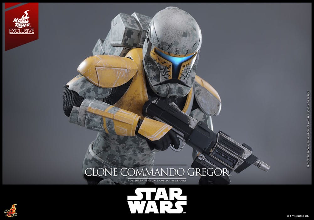 Star Wars: The Clone Wars Actionfigur 1/6 Clone Commando Gregor Hot Toys Exclusive 30 cm - Preorder - ETA: 25.12.2025
