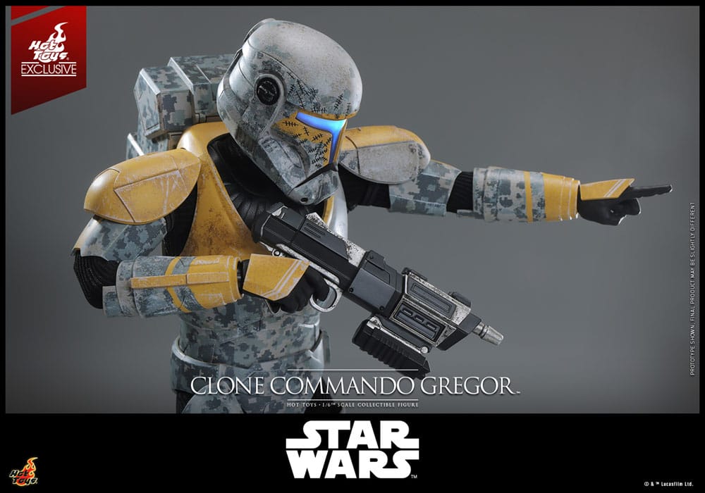 Star Wars: The Clone Wars Actionfigur 1/6 Clone Commando Gregor Hot Toys Exclusive 30 cm - Preorder - ETA: 25.12.2025