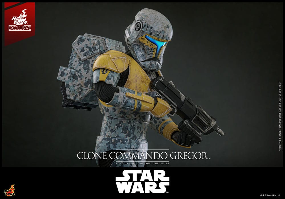 Star Wars: The Clone Wars Actionfigur 1/6 Clone Commando Gregor Hot Toys Exclusive 30 cm - Preorder - ETA: 25.12.2025