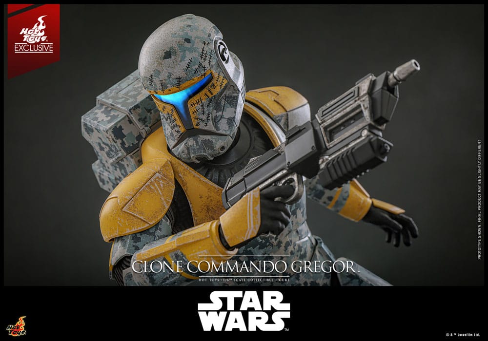 Star Wars: The Clone Wars Actionfigur 1/6 Clone Commando Gregor Hot Toys Exclusive 30 cm - Preorder - ETA: 25.12.2025