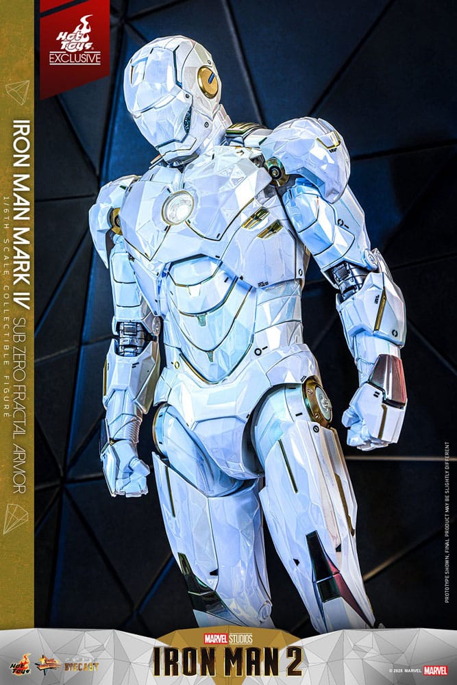 Iron Man 2 Movie Masterpiece Diecast Actionfigur 1/6 Iron Man Mark IV (Sub-Zero Fractal Armor) Hot Toys Exclusive 33 cm - Preorder - ETA: 25.02.2026