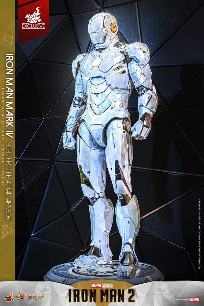 Iron Man 2 Movie Masterpiece Diecast Actionfigur 1/6 Iron Man Mark IV (Sub-Zero Fractal Armor) Hot Toys Exclusive 33 cm - Preorder - ETA: 25.02.2026