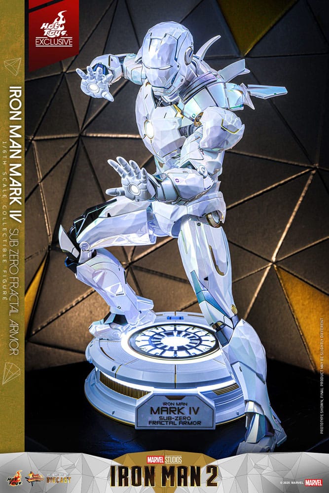 Iron Man 2 Movie Masterpiece Diecast Actionfigur 1/6 Iron Man Mark IV (Sub-Zero Fractal Armor) Hot Toys Exclusive 33 cm - Preorder - ETA: 25.02.2026