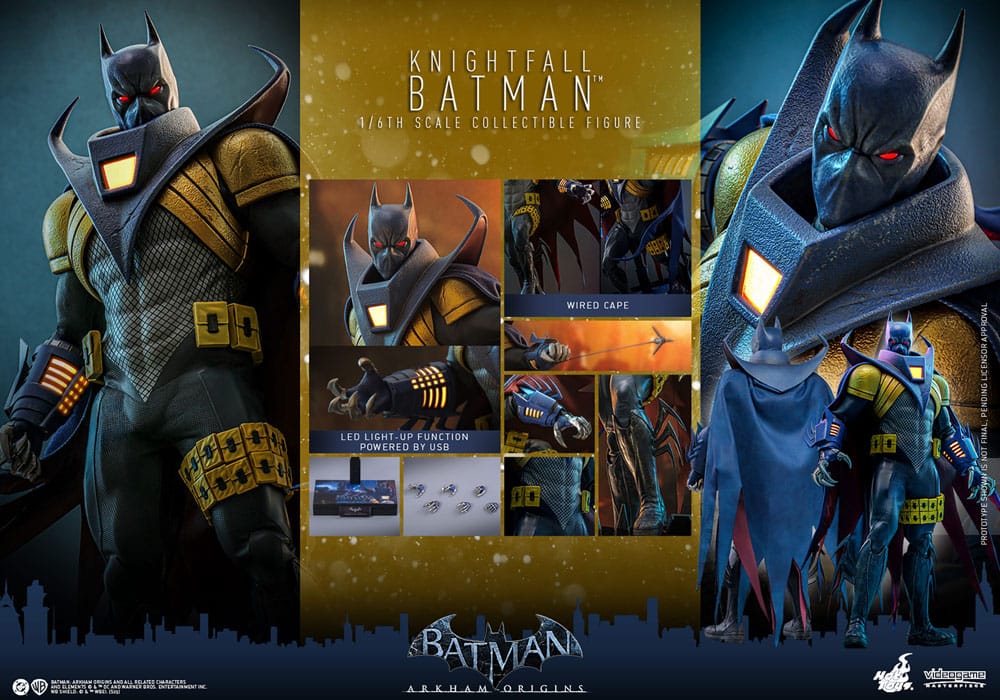 Batman: Arkham Origins Videogame Masterpiece Actionfigur 1/6 Knightfall Batman 32 cm - Preorder - ETA: 25.11.2026