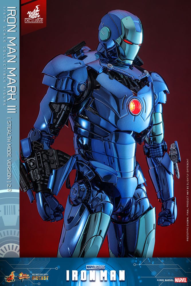 Iron Man Movie Masterpiece Diecast Actionfigur 1/6 Iron Man Mark III (Stealth Mode Ver.) 2.0 Hot Toys Exclusive 33 cm - Preorder - ETA: 18.11.2025