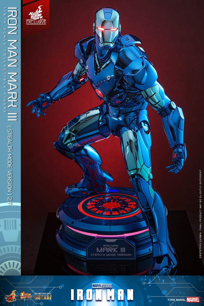 Iron Man Movie Masterpiece Diecast Actionfigur 1/6 Iron Man Mark III (Stealth Mode Ver.) 2.0 Hot Toys Exclusive 33 cm - Preorder - ETA: 18.11.2025