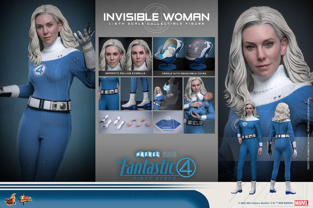 The Fantastic Four: First Steps Movie Masterpiece Actionfigur 1/6 Invisible Woman 28 cm - Preorder - ETA: 25.11.2026
