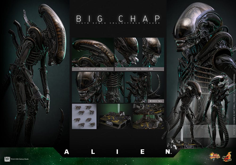 Alien Movie Masterpiece Actionfigur 1/6 Big Chap 36 cm - Preorder - ETA: 25.11.2026