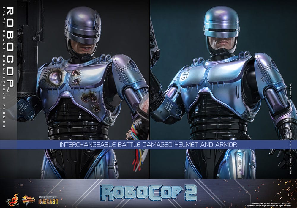 RoboCop 2 Movie Masterpiece Diecast Actionfigur 1/6 RoboCop 30 cm - Preorder - ETA: 25.11.2026