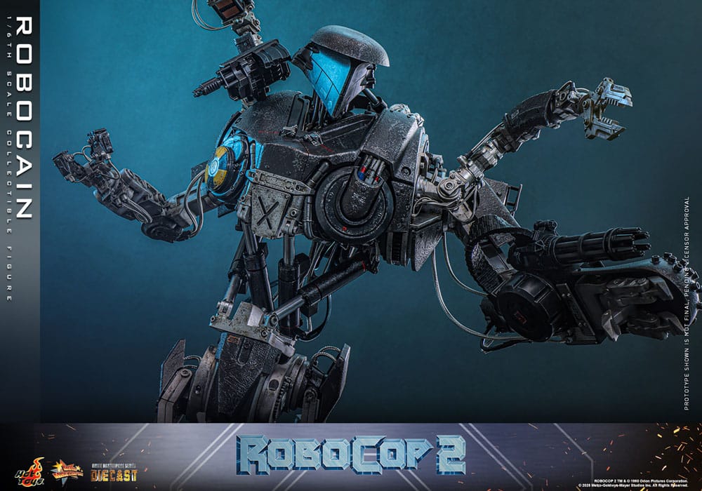 RoboCop 2 Movie Masterpiece Diecast Actionfigur 1/6 RoboCain 40 cm - Preorder - ETA: 25.11.2026