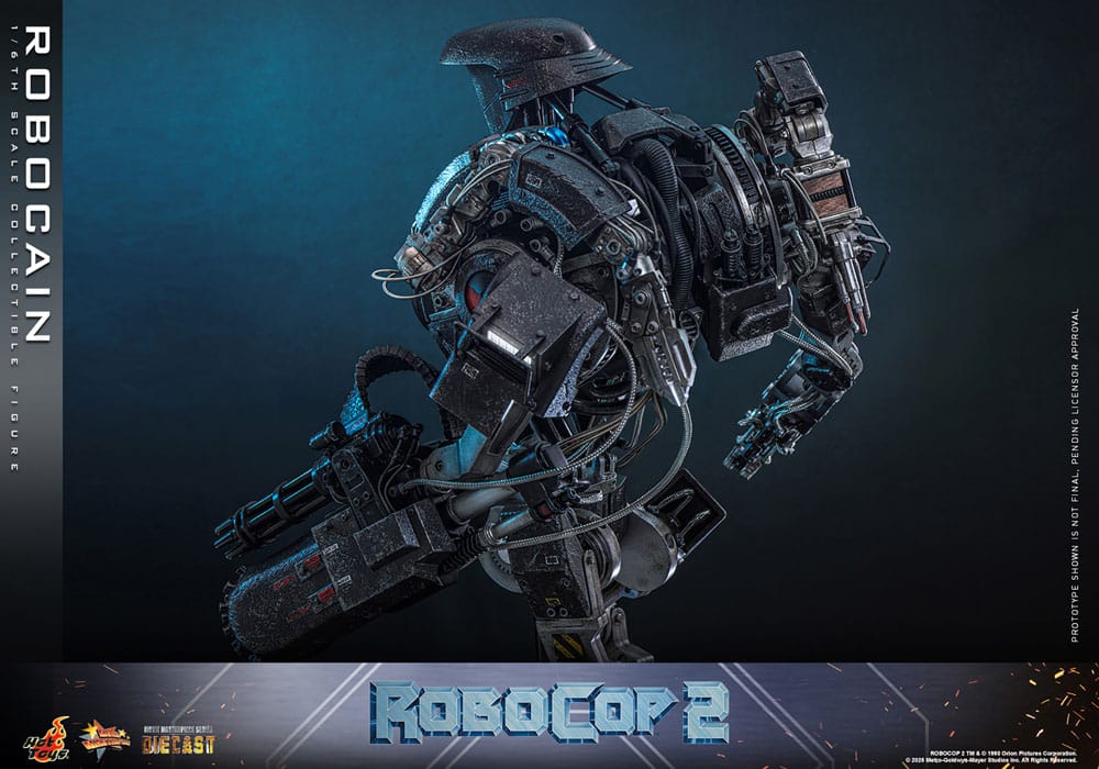 RoboCop 2 Movie Masterpiece Diecast Actionfigur 1/6 RoboCain 40 cm - Preorder - ETA: 25.11.2026
