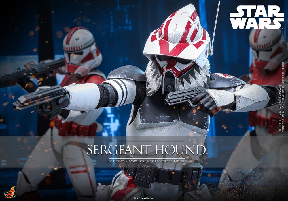 Star Wars: The Clone Wars Actionfigur 1/6 Sergeant Hound 30 cm - Preorder - ETA: 25.11.2026