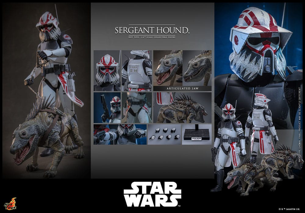 Star Wars: The Clone Wars Actionfigur 1/6 Sergeant Hound 30 cm - Preorder - ETA: 25.11.2026