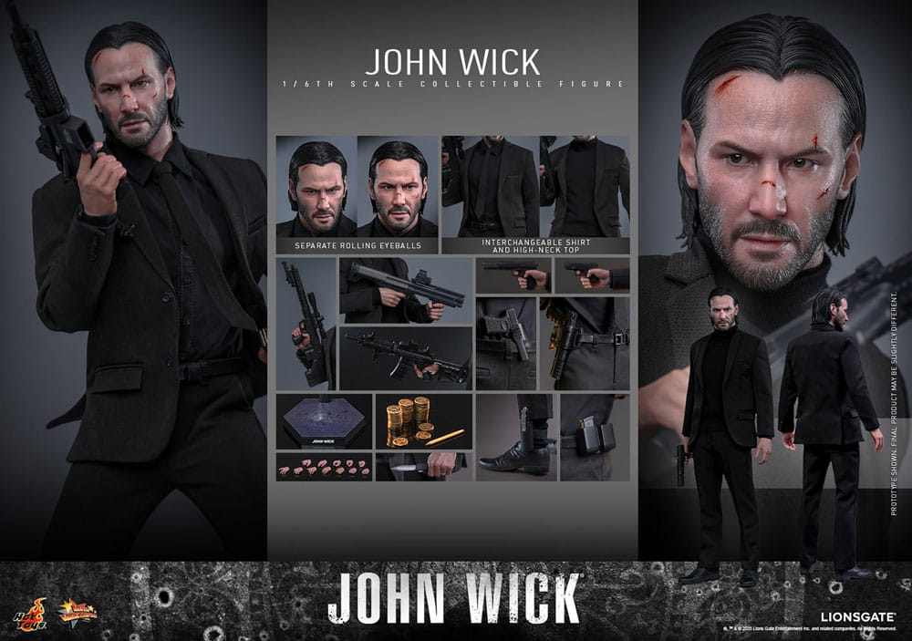 John Wick Movie Masterpiece Actionfigur 1/6 John Wick 31 cm - Preorder - ETA: 25.11.2026