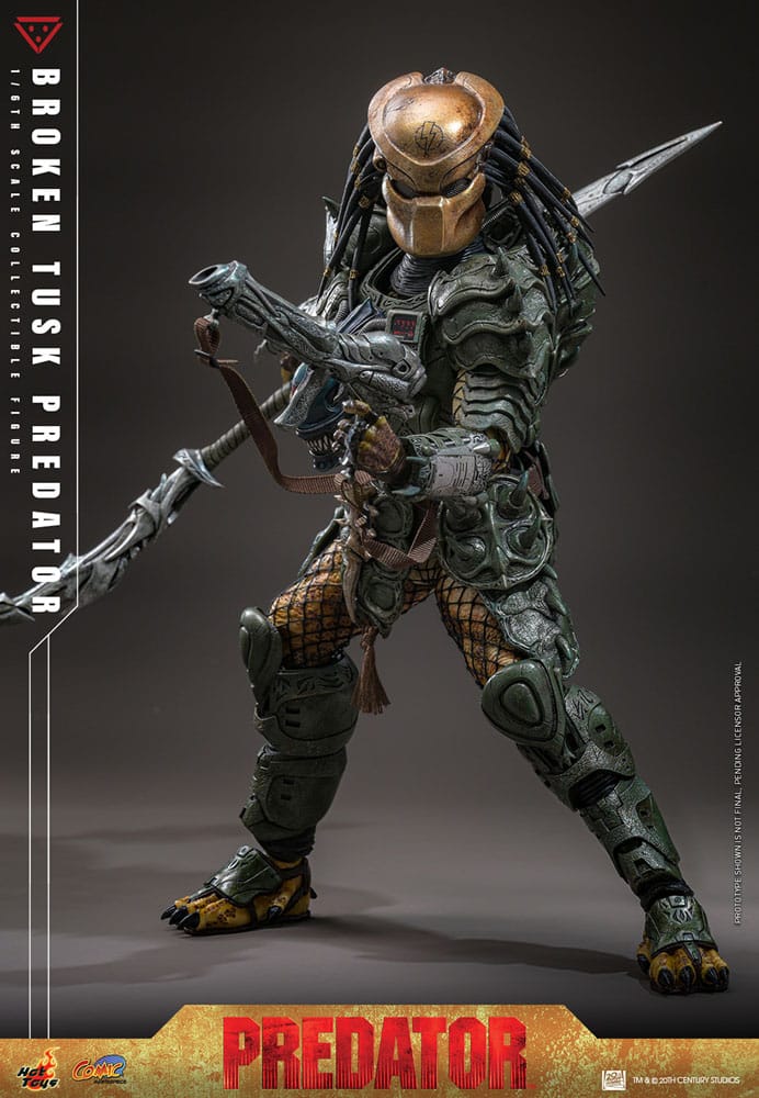 Alien vs. Predator Comic Masterpiece Actionfigur 1/6 Broken Tusk Predator 35 cm - Preorder - ETA: 25.11.2026