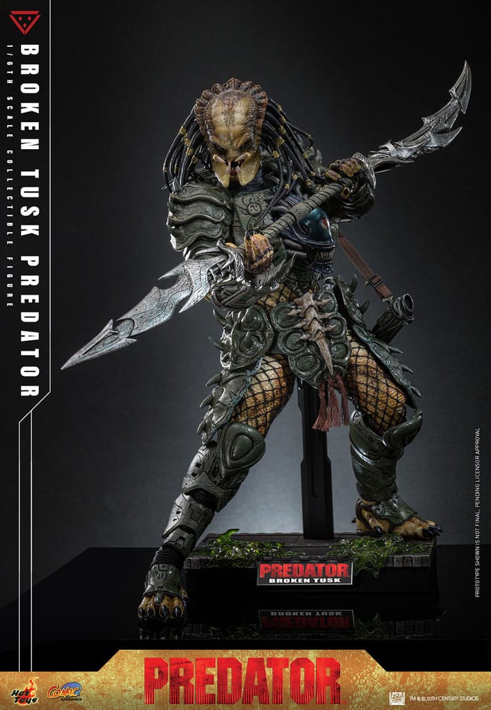 Alien vs. Predator Comic Masterpiece Actionfigur 1/6 Broken Tusk Predator 35 cm - Preorder - ETA: 25.11.2026