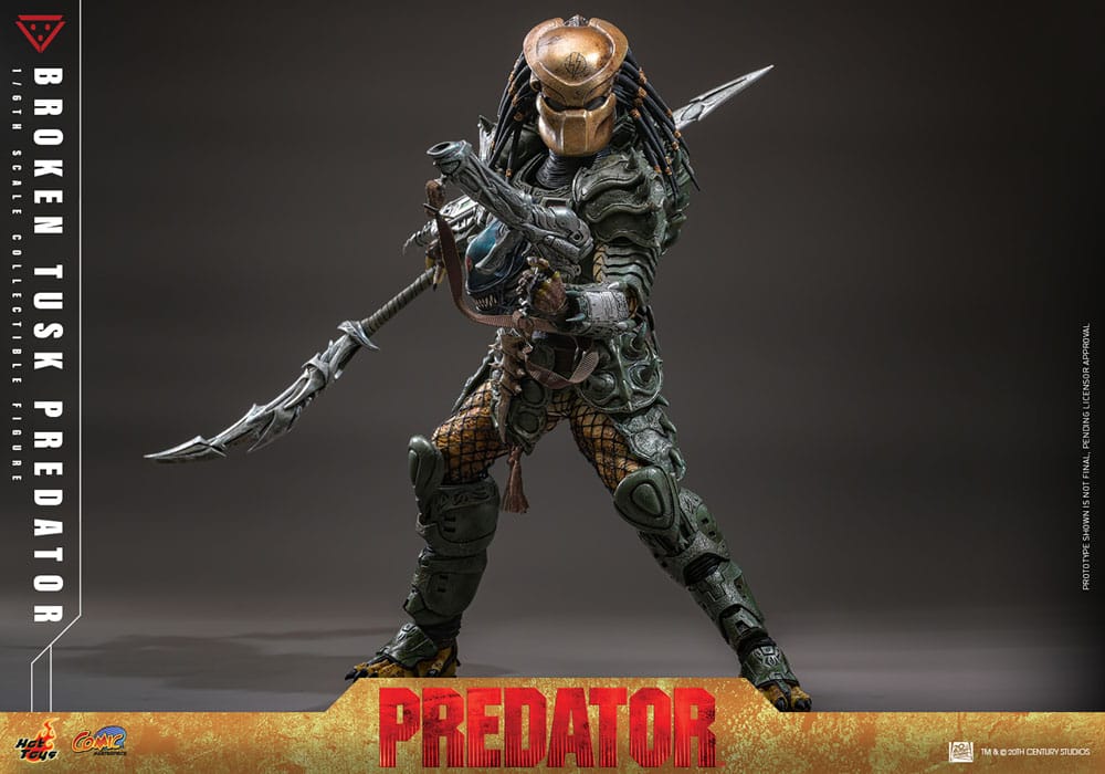 Alien vs. Predator Comic Masterpiece Actionfigur 1/6 Broken Tusk Predator 35 cm - Preorder - ETA: 25.11.2026