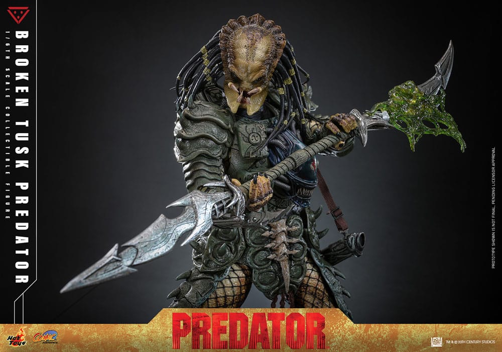 Alien vs. Predator Comic Masterpiece Actionfigur 1/6 Broken Tusk Predator 35 cm - Preorder - ETA: 25.11.2026