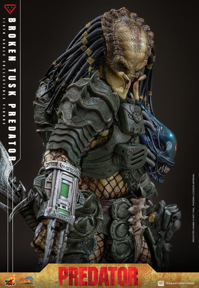 Alien vs. Predator Comic Masterpiece Actionfigur 1/6 Broken Tusk Predator 35 cm - Preorder - ETA: 25.11.2026