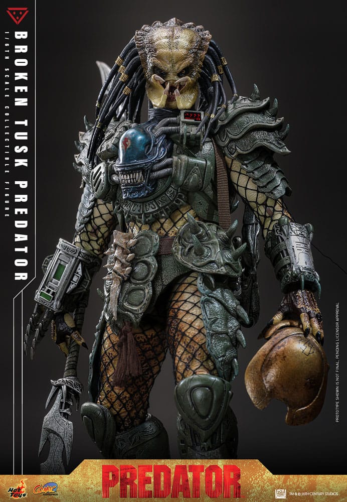 Alien vs. Predator Comic Masterpiece Actionfigur 1/6 Broken Tusk Predator 35 cm - Preorder - ETA: 25.11.2026