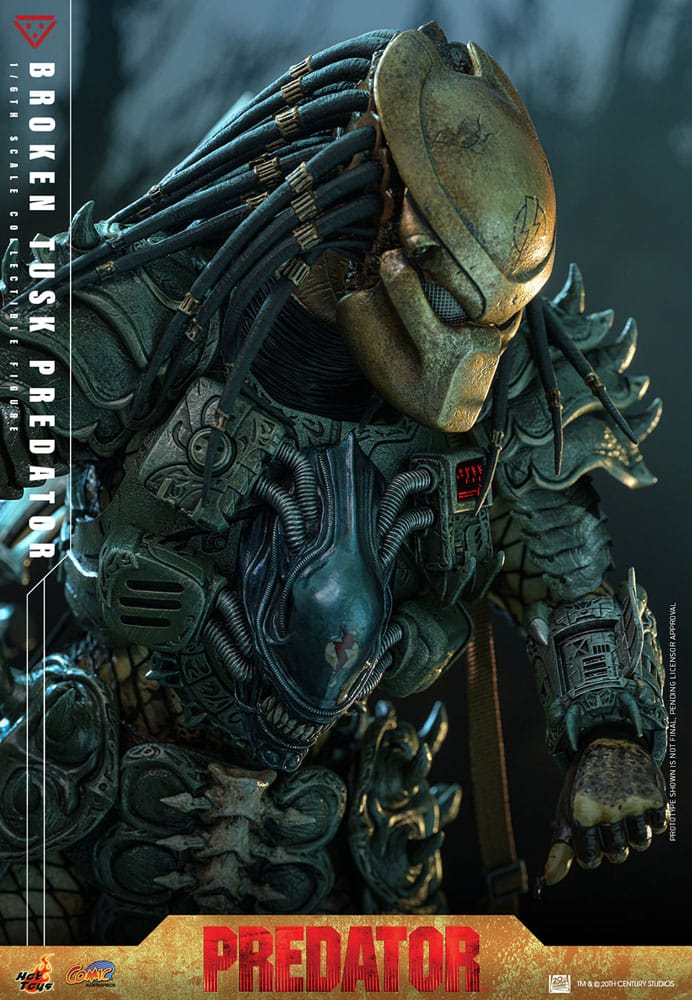 Alien vs. Predator Comic Masterpiece Actionfigur 1/6 Broken Tusk Predator 35 cm - Preorder - ETA: 25.11.2026
