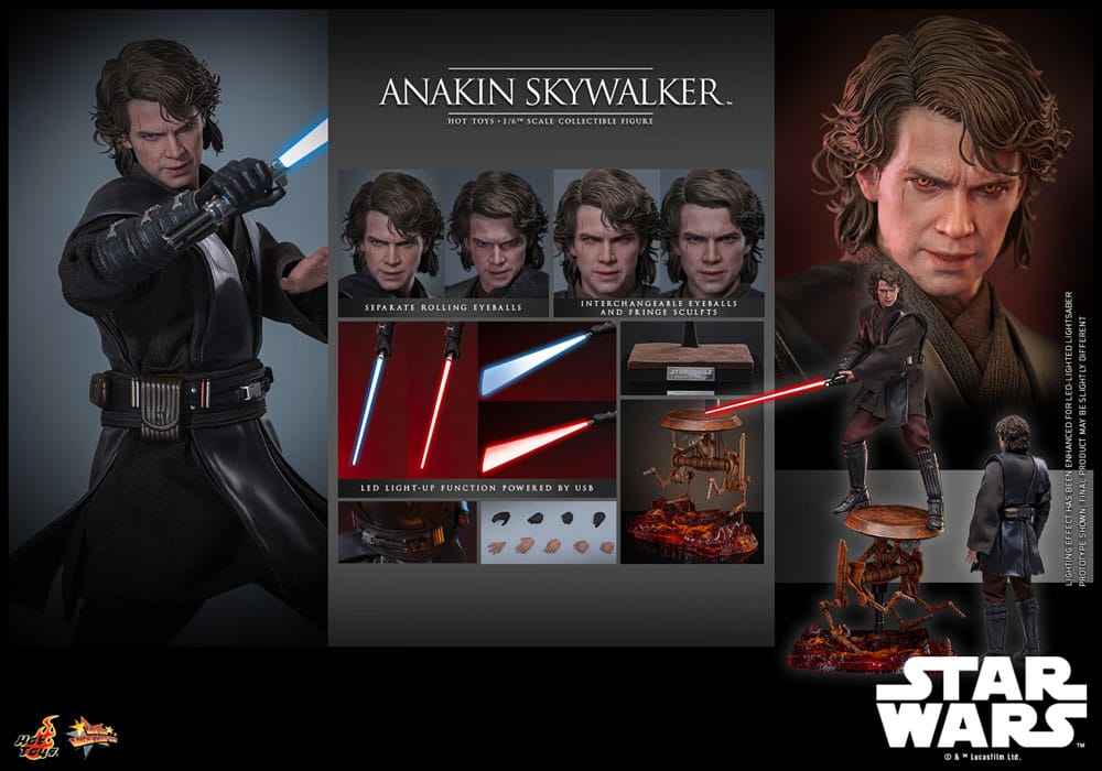 Star Wars: Episode III - Die Rache der Sith Movie Masterpiece Actionfigur 1/6 Anakin Skywalker 31 cm - Preorder - ETA: 25.11.2026