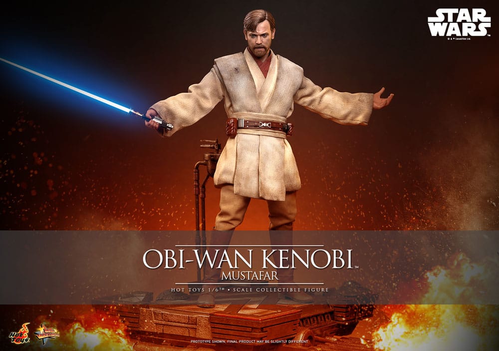 Star Wars: Episode III - Die Rache der Sith Movie Masterpiece Actionfigur 1/6 Obi-Wan Kenobi (Mustafar) 31 cm - Preorder - ETA: 25.02.2027