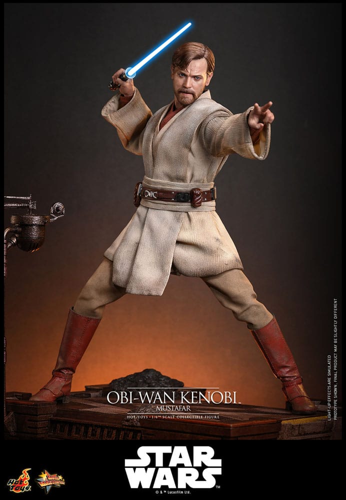 Star Wars: Episode III - Die Rache der Sith Movie Masterpiece Actionfigur 1/6 Obi-Wan Kenobi (Mustafar) 31 cm - Preorder - ETA: 25.02.2027