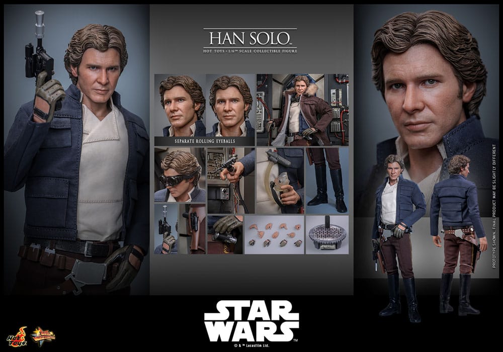 Star Wars Episode V Movie Masterpiece Actionfigur 1/6 Han Solo 31 cm - Preorder - ETA: 25.02.2027