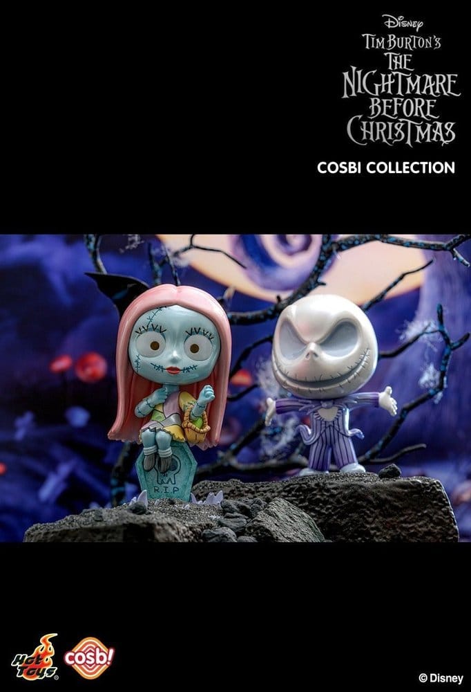 The Nightmare Before Christmas Cosbi Minifiguren 9 cm Blind Box Display (8) - Preorder - ETA: 25.11.2026