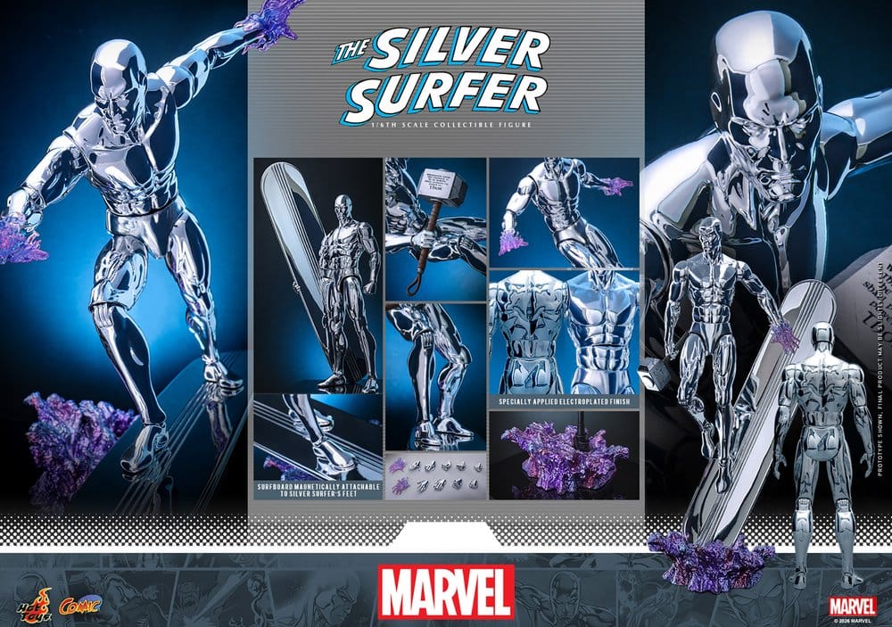 Marvel Actionfigur 1/6 Silver Surfer 32 cm - Preorder - ETA: 25.05.2027