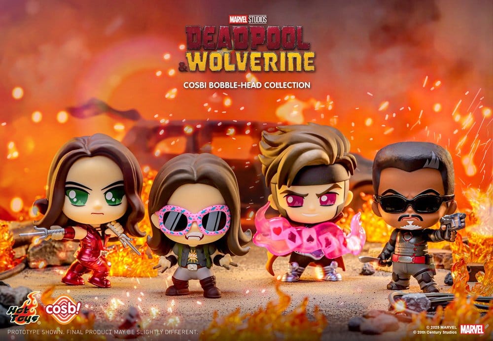 Deadpool & Wolverine Cosbi Minifiguren 9 cm Series 2 Blind Box Display (8) - Preorder - ETA: 28.12.2026