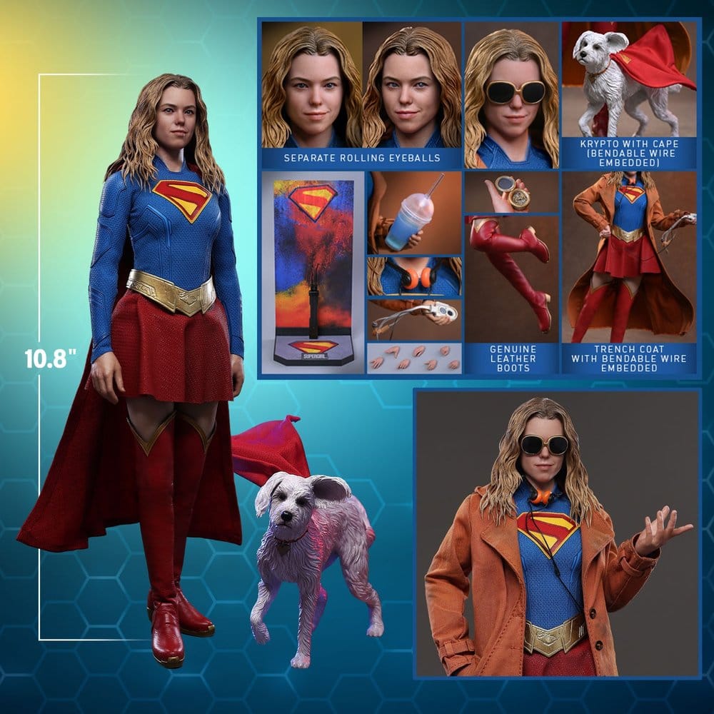 DC Comics Movie Masterpiece Actionfiguren Set Supergirl & Krypto 28 cm - Preorder - ETA: 25.11.2026