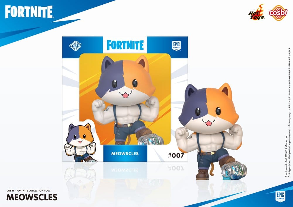 Fortnite Cosbi Minifigur Meowscles 8 cm - Preorder - ETA: 16.10.2026