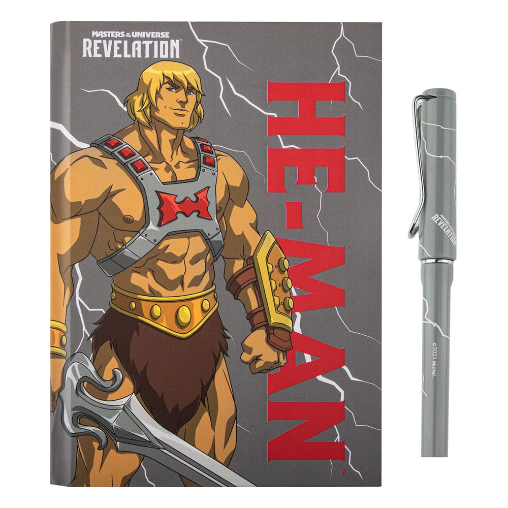 Masters of the Universe - Revelation: He-Man Thunder Deluxe Notebook Set (Notebook + Stift) - Versand: 5-7 Tage nach Bestellung