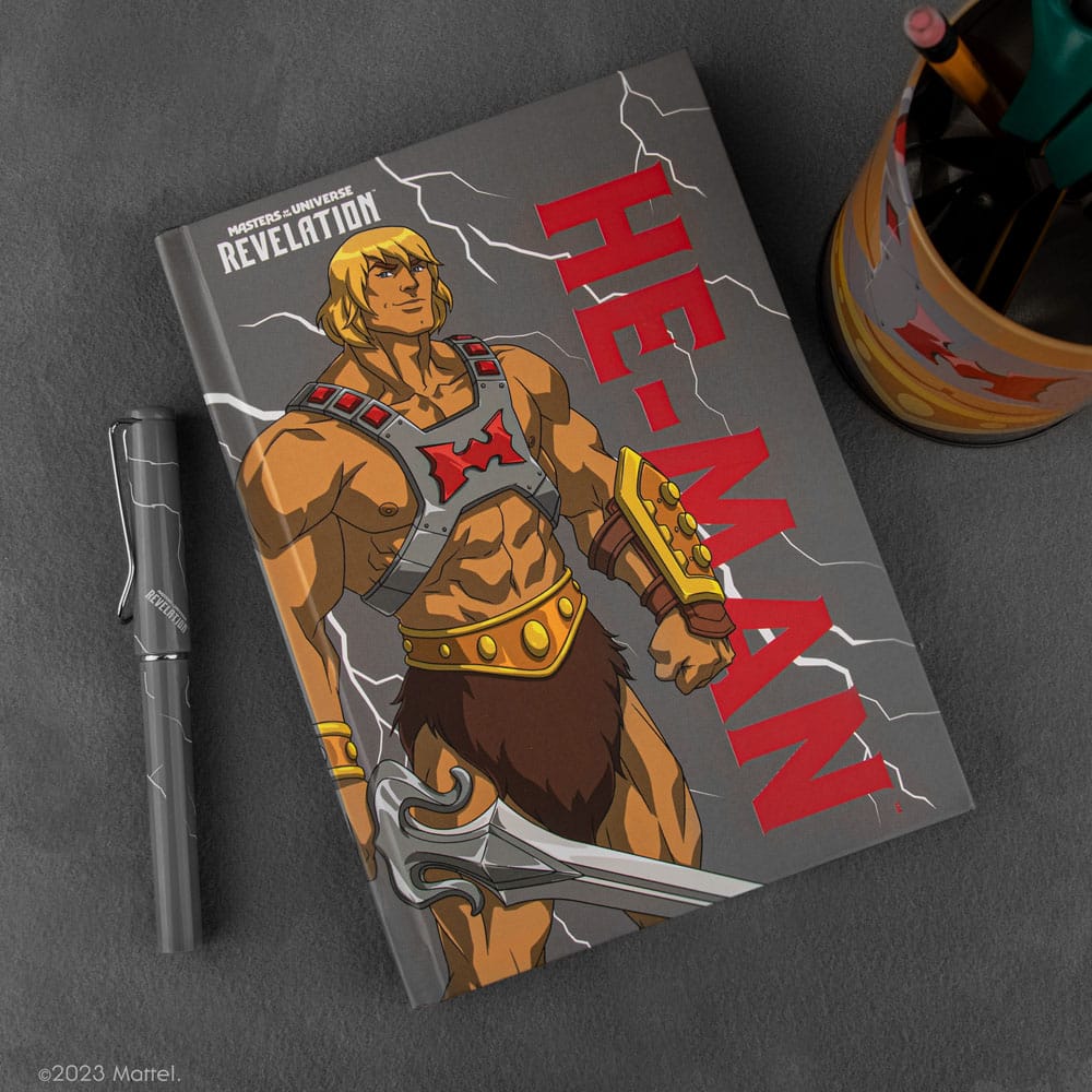 Masters of the Universe - Revelation: He-Man Thunder Deluxe Notebook Set (Notebook + Stift) - Versand: 5-7 Tage nach Bestellung