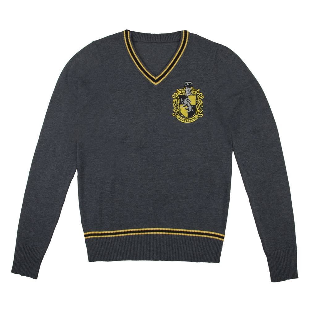 Harry Potter Strickpullover Hufflepuff Größe L - Versand: 5-7 Tage nach Bestellung