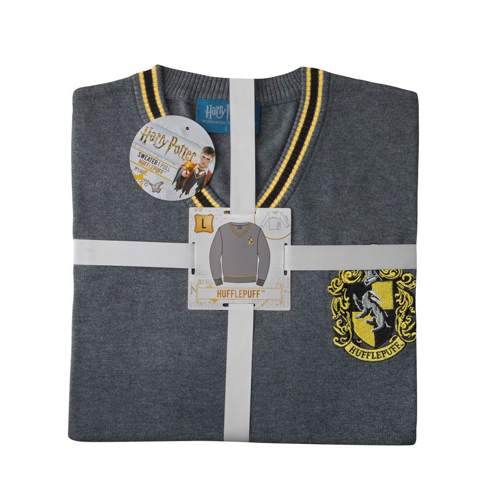 Harry Potter Strickpullover Hufflepuff Größe XL - Versand: 5-7 Tage nach Bestellung