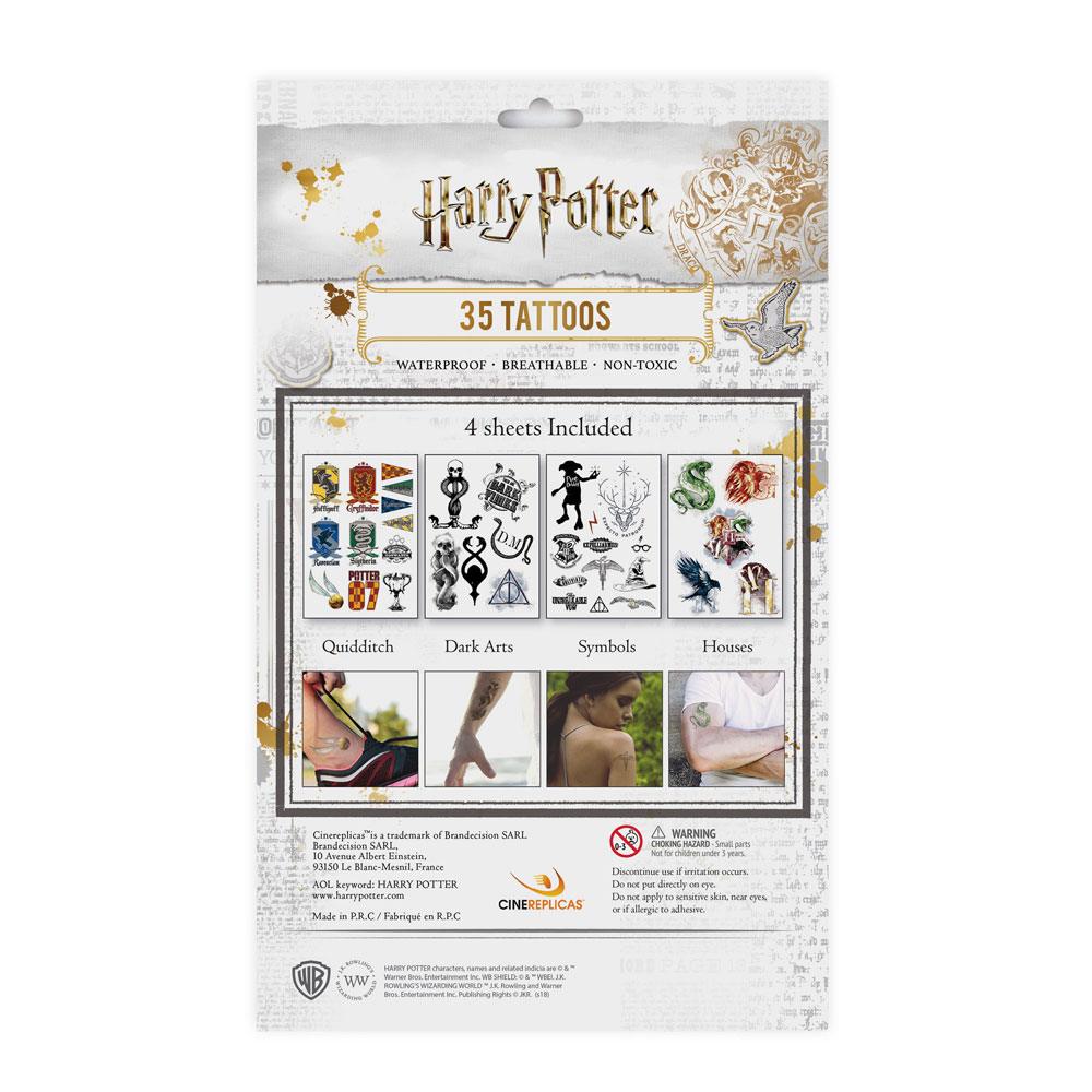 Harry Potter Tattoos 35-er Set - Versand: 5-7 Tage nach Bestellung