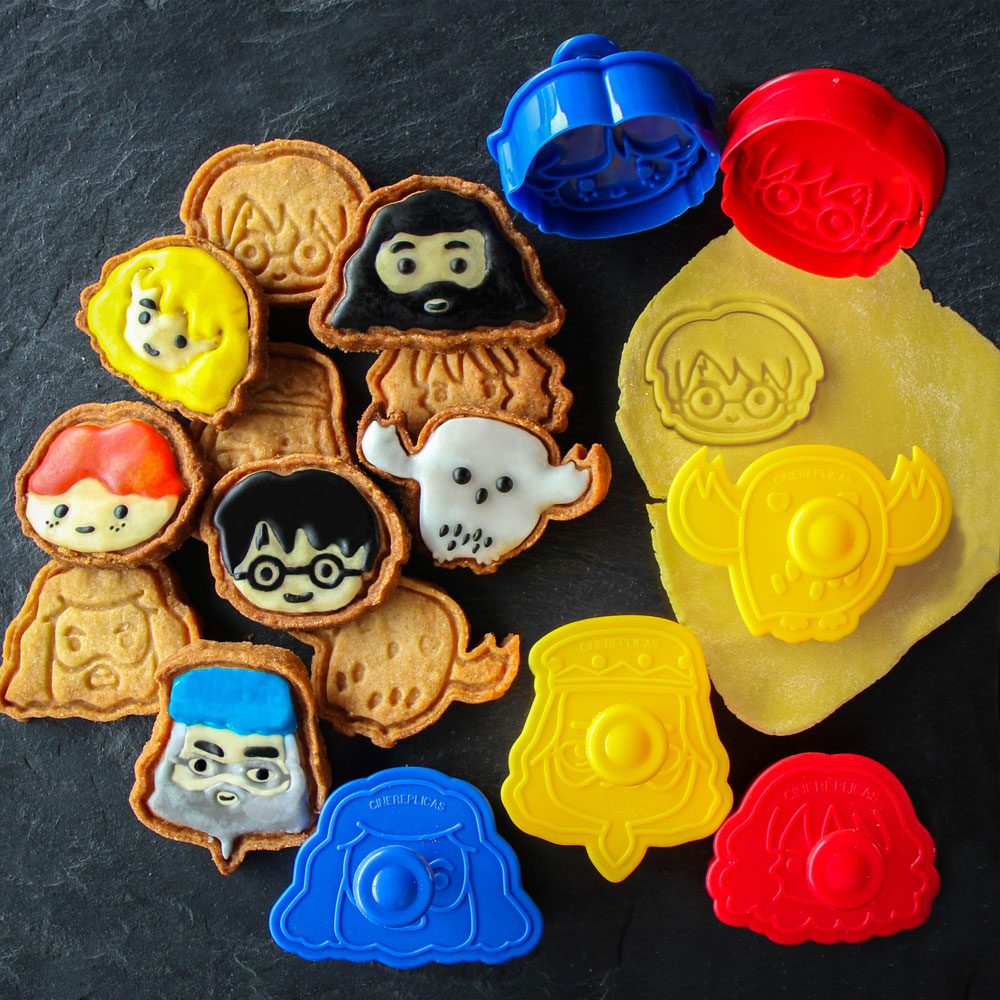 Harry Potter Ausstechformen / Keksstempel 6er-Pack Kawaii - Versand: 5-7 Tage nach Bestellung