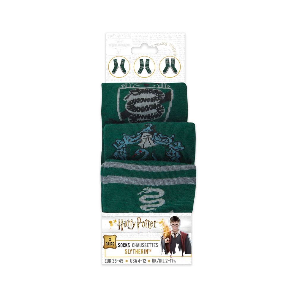 Harry Potter Socken 3er-Pack Slytherin - Versand: 5-7 Tage nach Bestellung