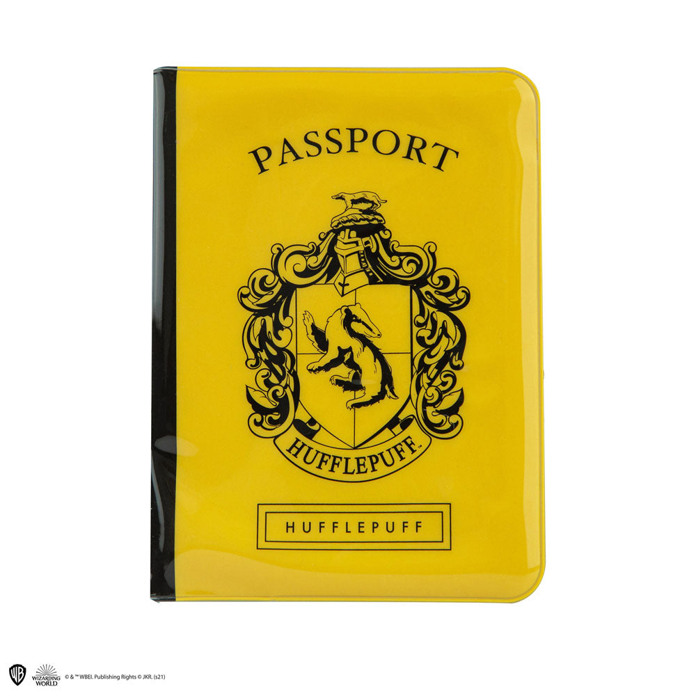 Harry Potter Kofferanhänger & Reisepass-Halter Set Hufflepuff - Versand: 5-7 Tage nach Bestellung