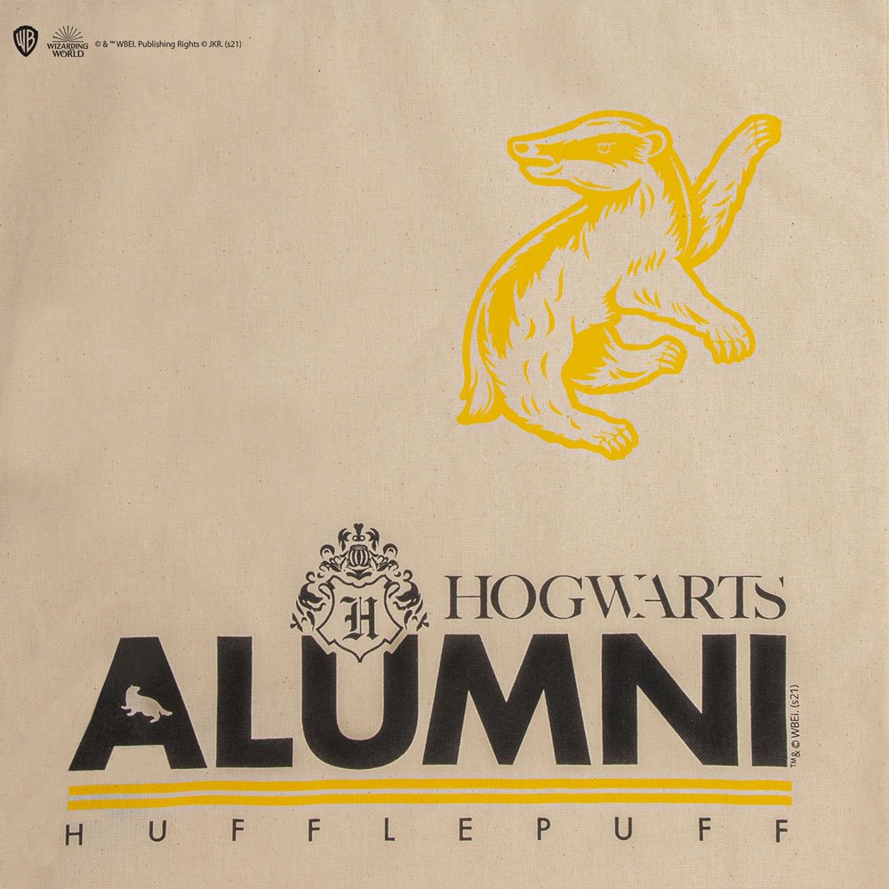 Harry Potter Tragetasche Alumni Hufflepuff - Versand: 5-7 Tage nach Bestellung