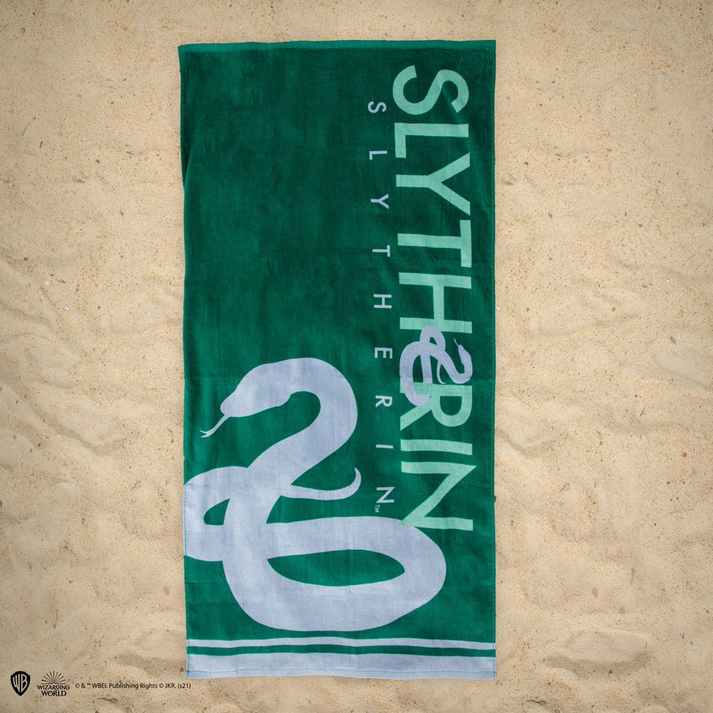 Harry Potter Handtuch Slytherin 140 x 70 cm - Versand: 5-7 Tage nach Bestellung