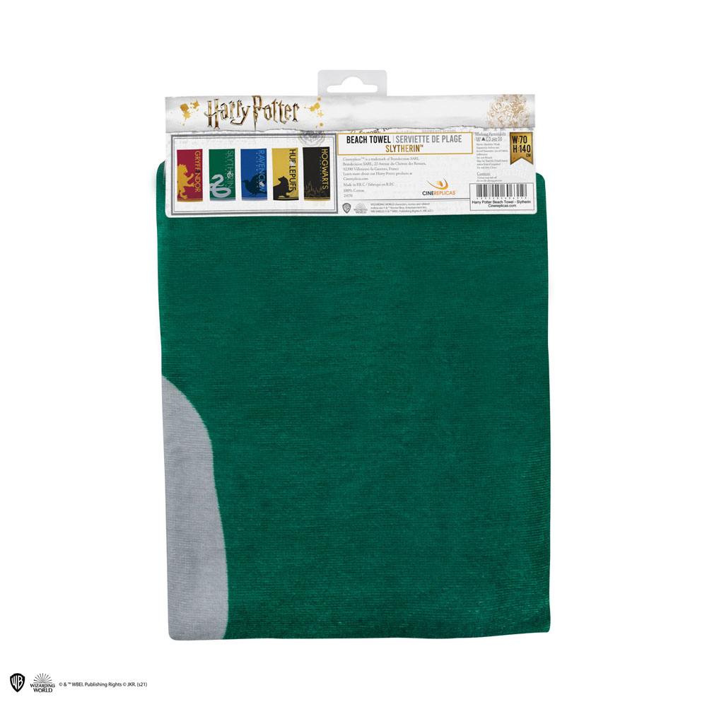 Harry Potter Handtuch Slytherin 140 x 70 cm - Versand: 5-7 Tage nach Bestellung